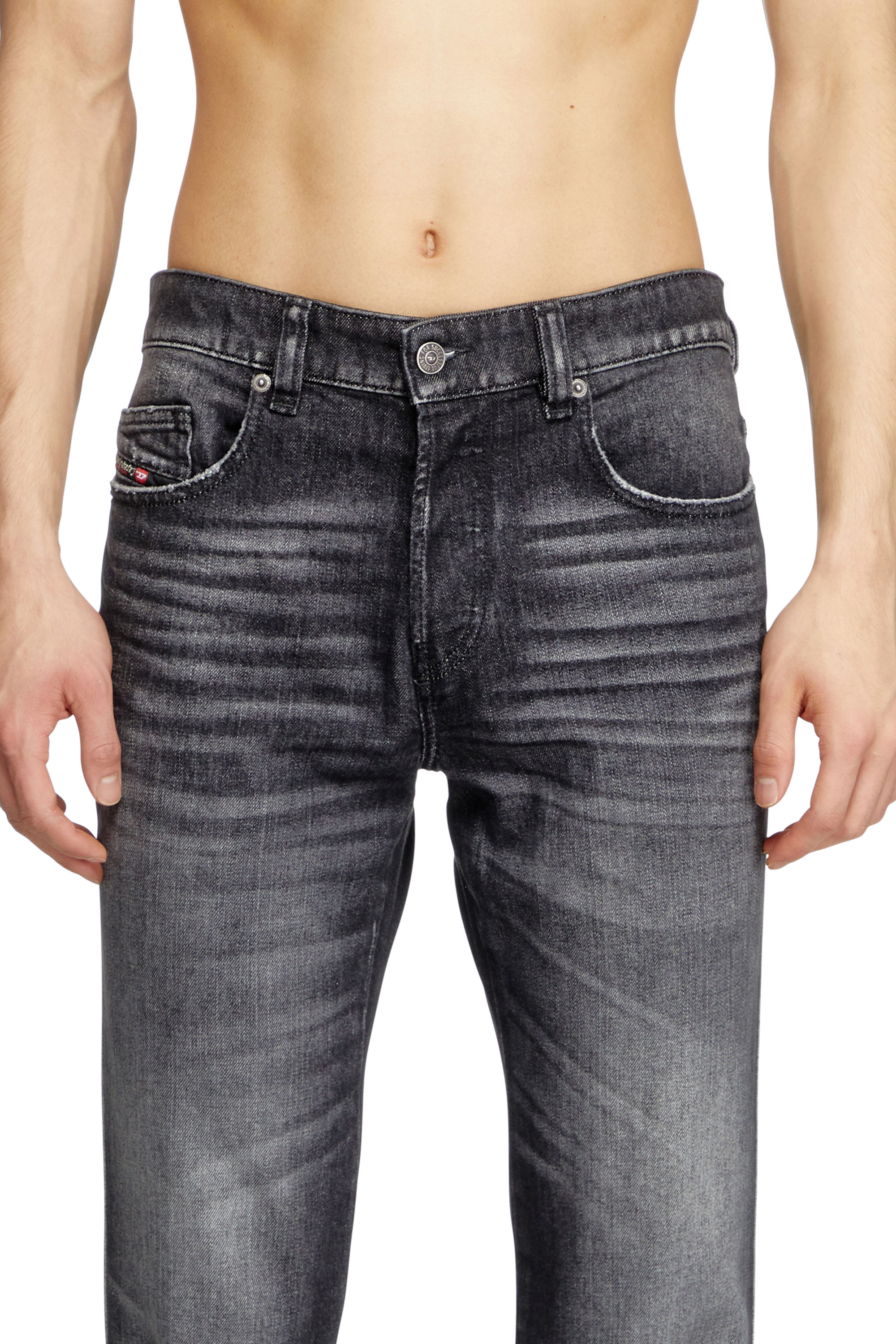 Bootcut Jeans 1998 D-Buck 09L50, Black/Dark grey Diesel - Man's Bootcut Jeans 1998 D-Buck 09L50, Black/Dark grey - 5
