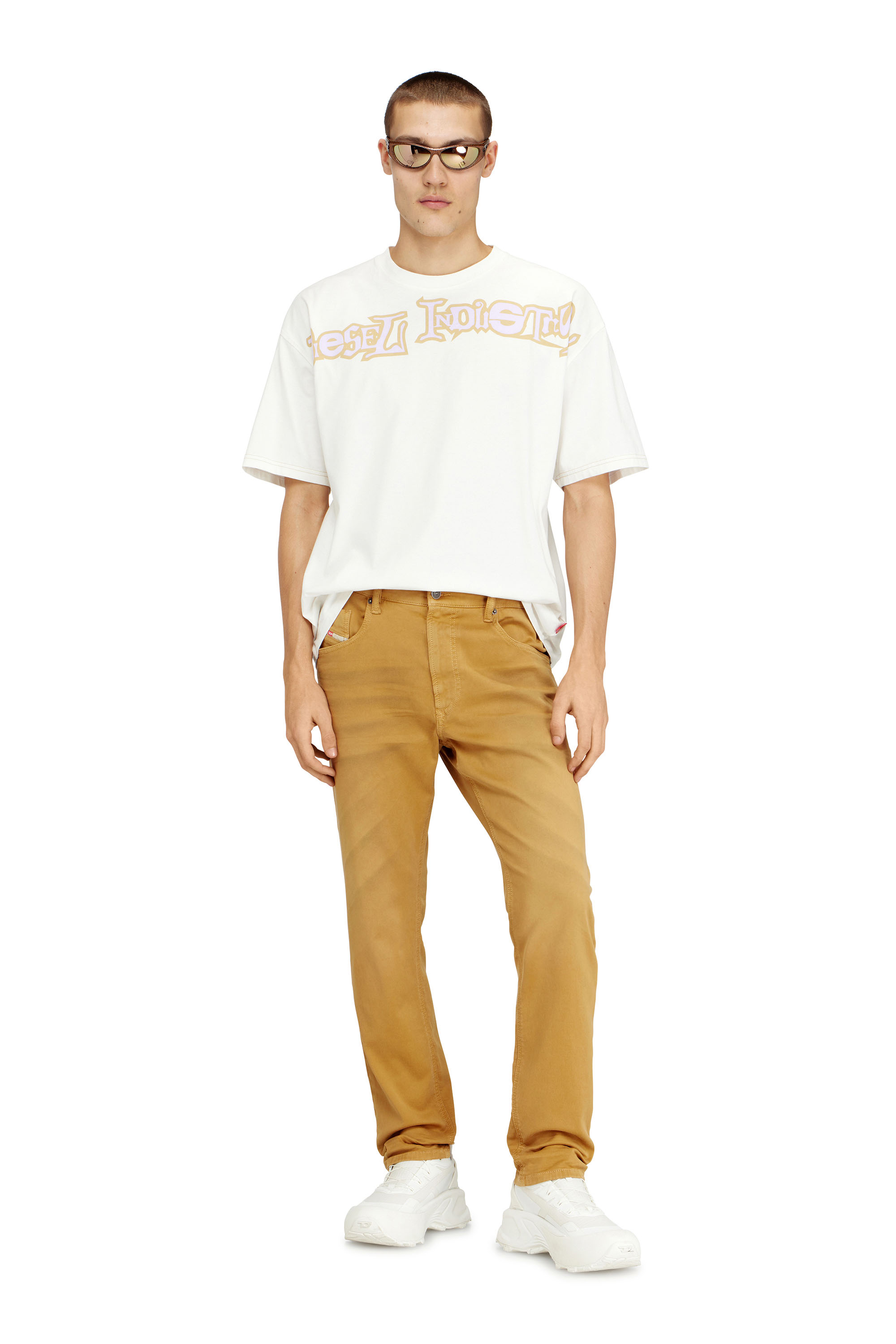 Diesel - Man's Regular 2032 D-Krooley-BW Joggjeans&reg; 0670M, Beige - 2