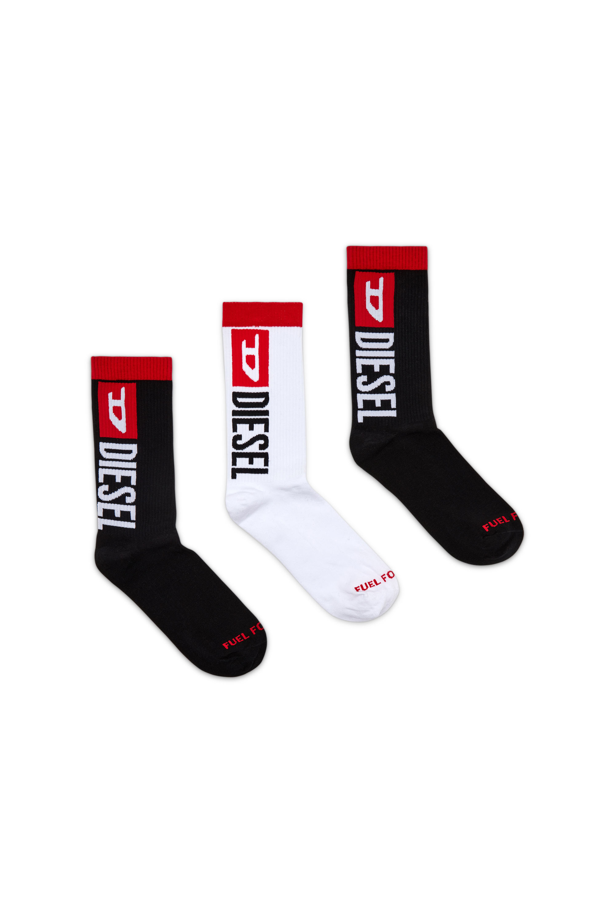SKM-RAY-THREEPACK, Black/White - Socks