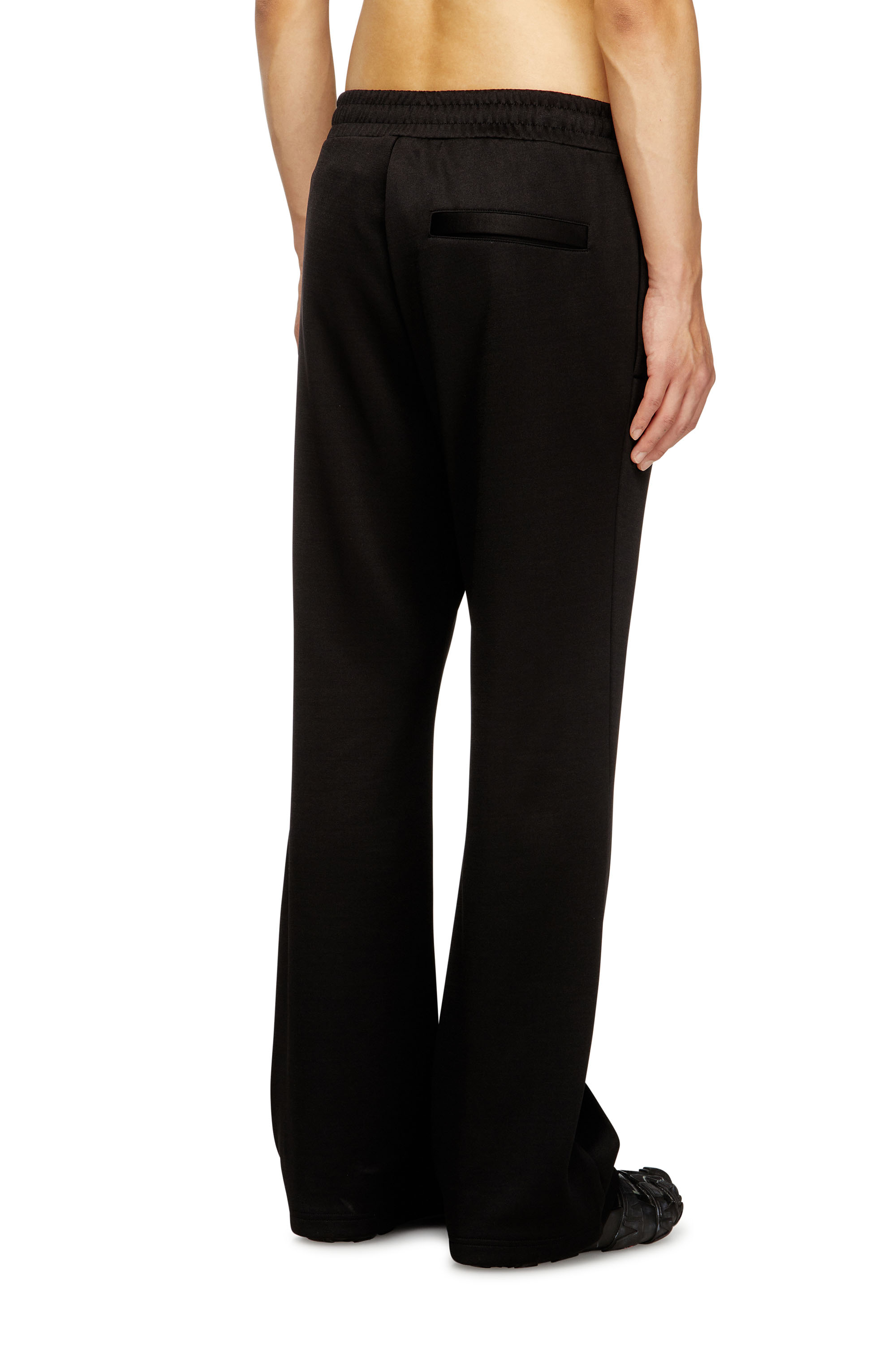 Diesel - P-LOCKING-DO, Man's Track pants with contrast piping in Black - 4