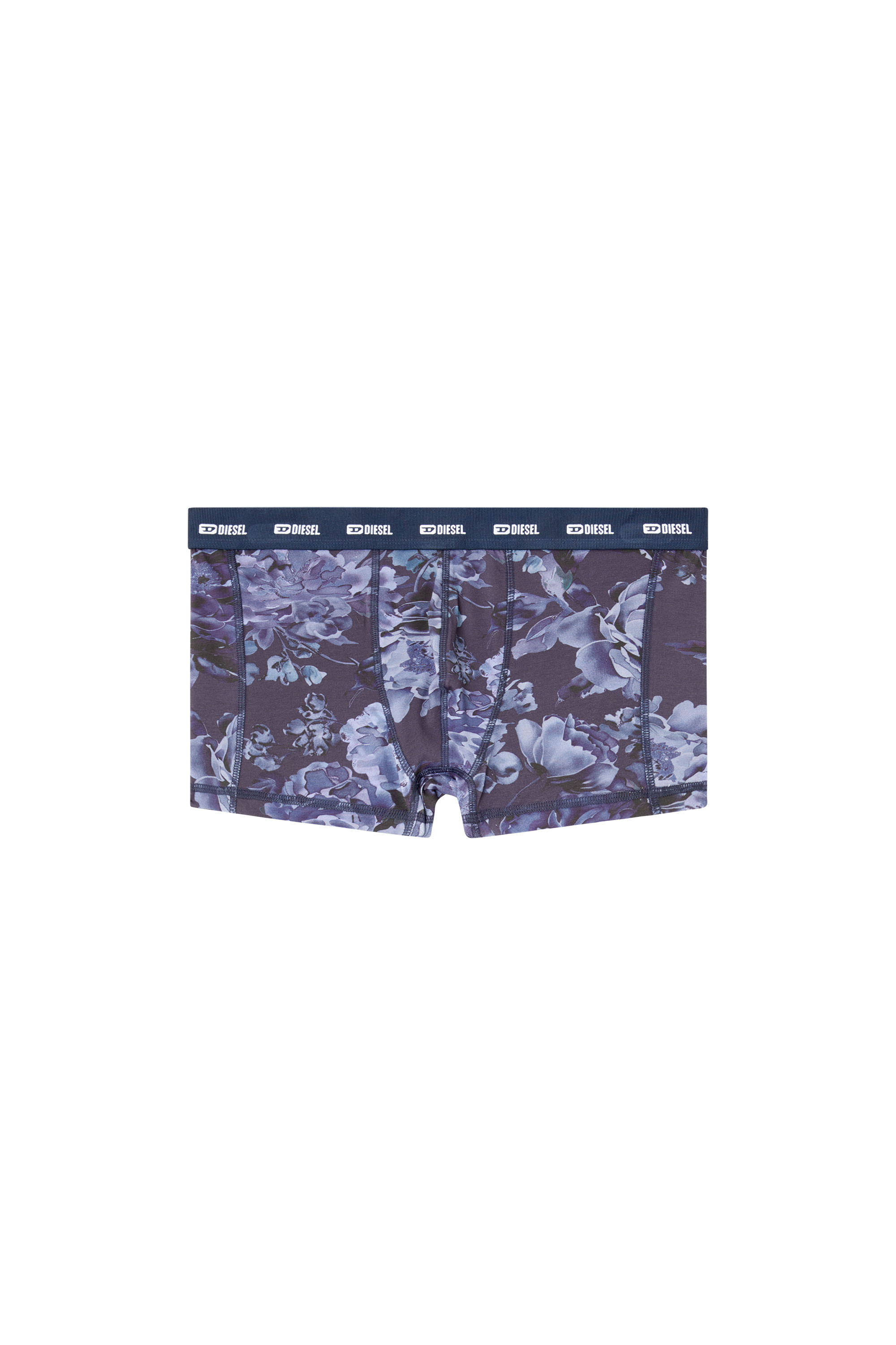 Diesel - DAMIEN-UTLT, Man's Boxer briefs with Flower print in Blue - 3