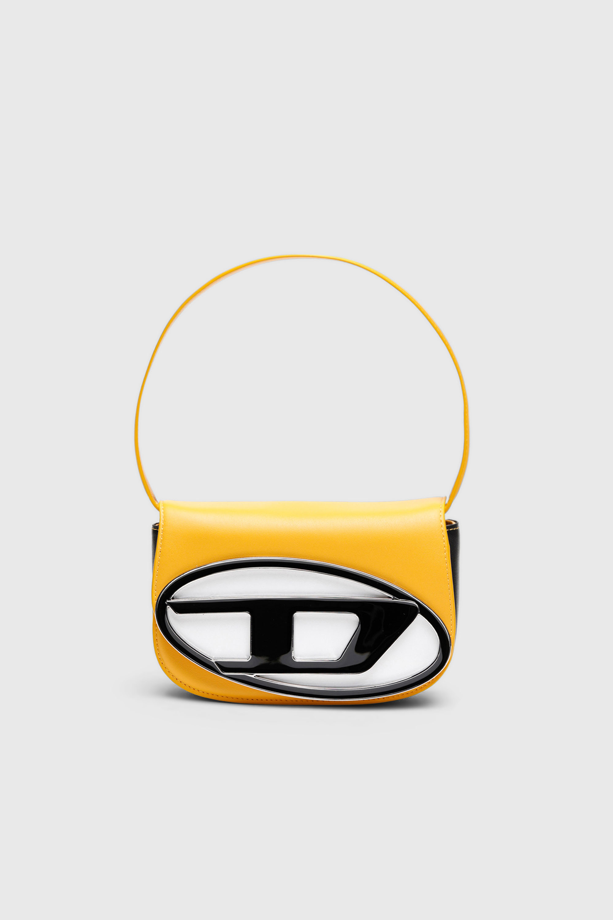 Diesel - 1DR, Woman's 1DR - Iconic shoulder bag in nappa leather in Yellow - 1
