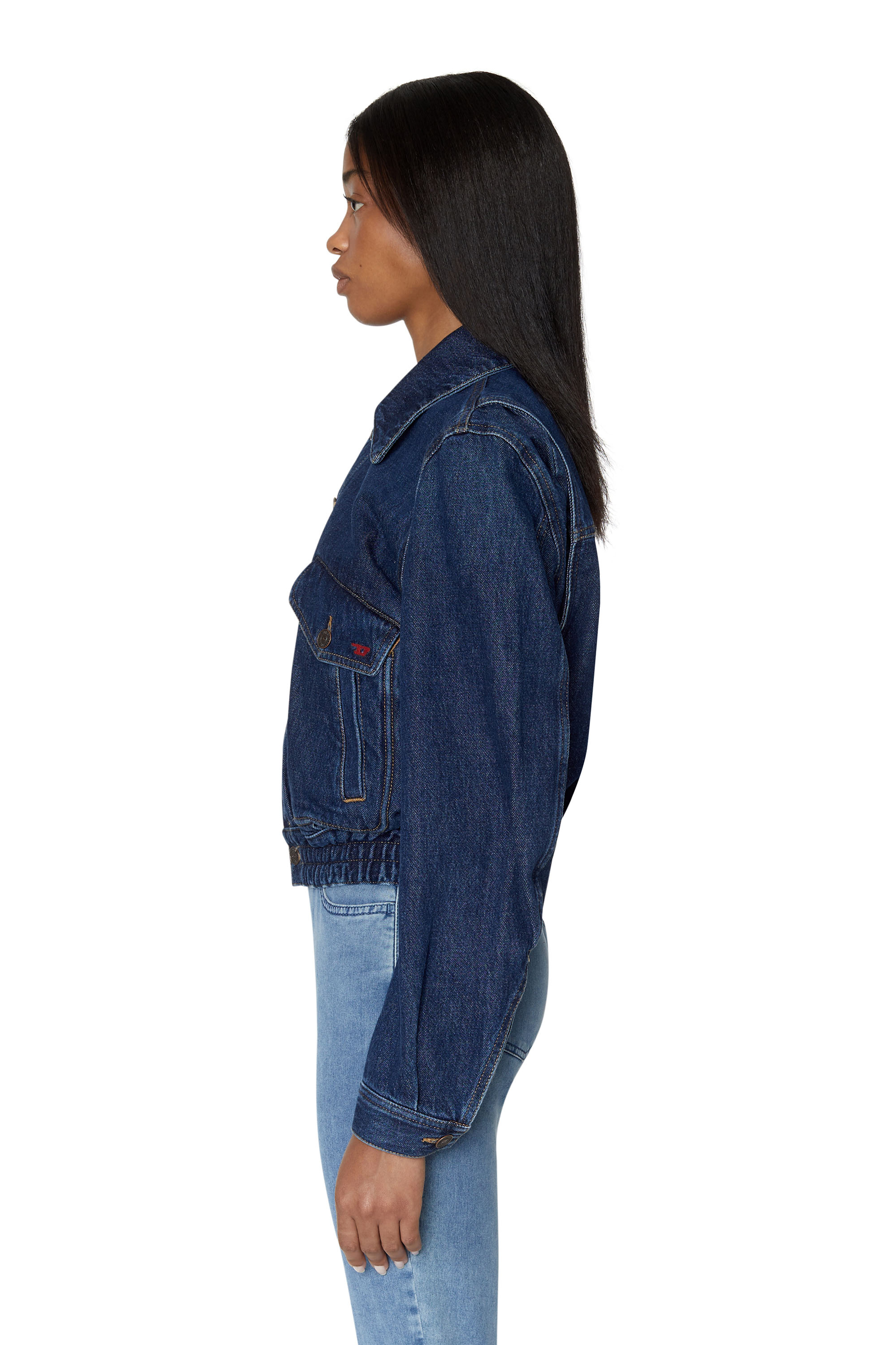 Diesel - DE-TRACY BOMBER JACKET, Dark Blue - Image 6