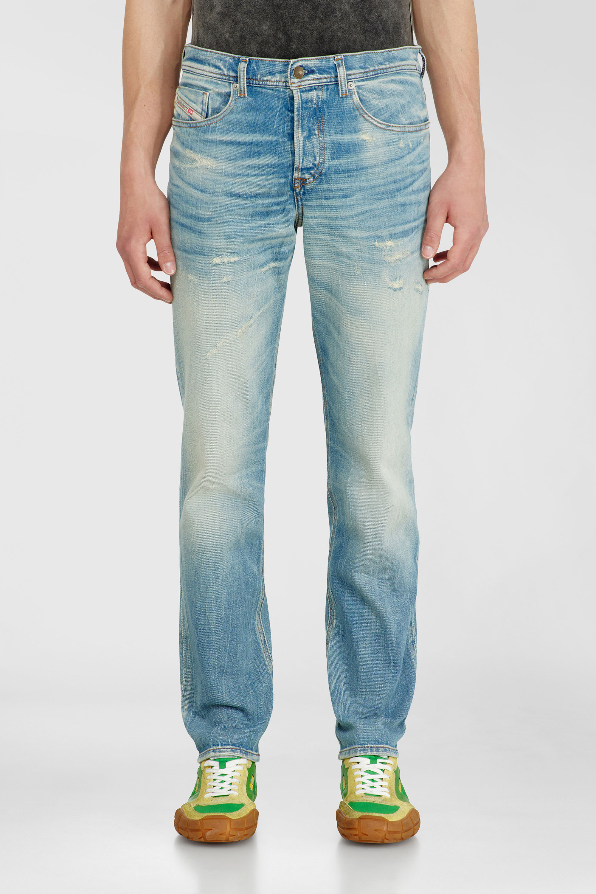 Diesel - Man's Regular Jeans 2023 D-Finitive 09P33, Light Blue - 1