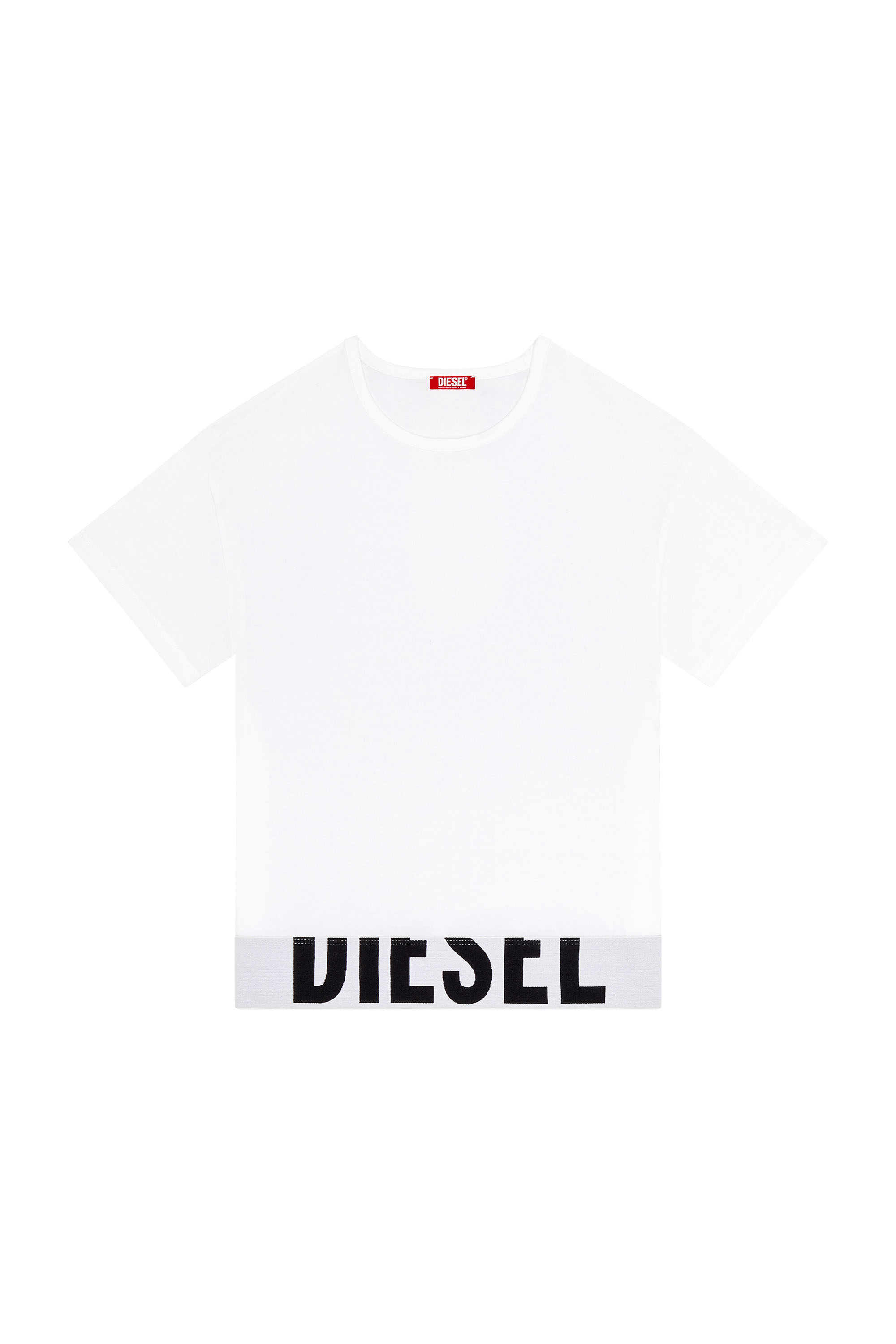 Diesel - UFTEE-SPORT-CROPPED-T-SHIRT, White - Image 4