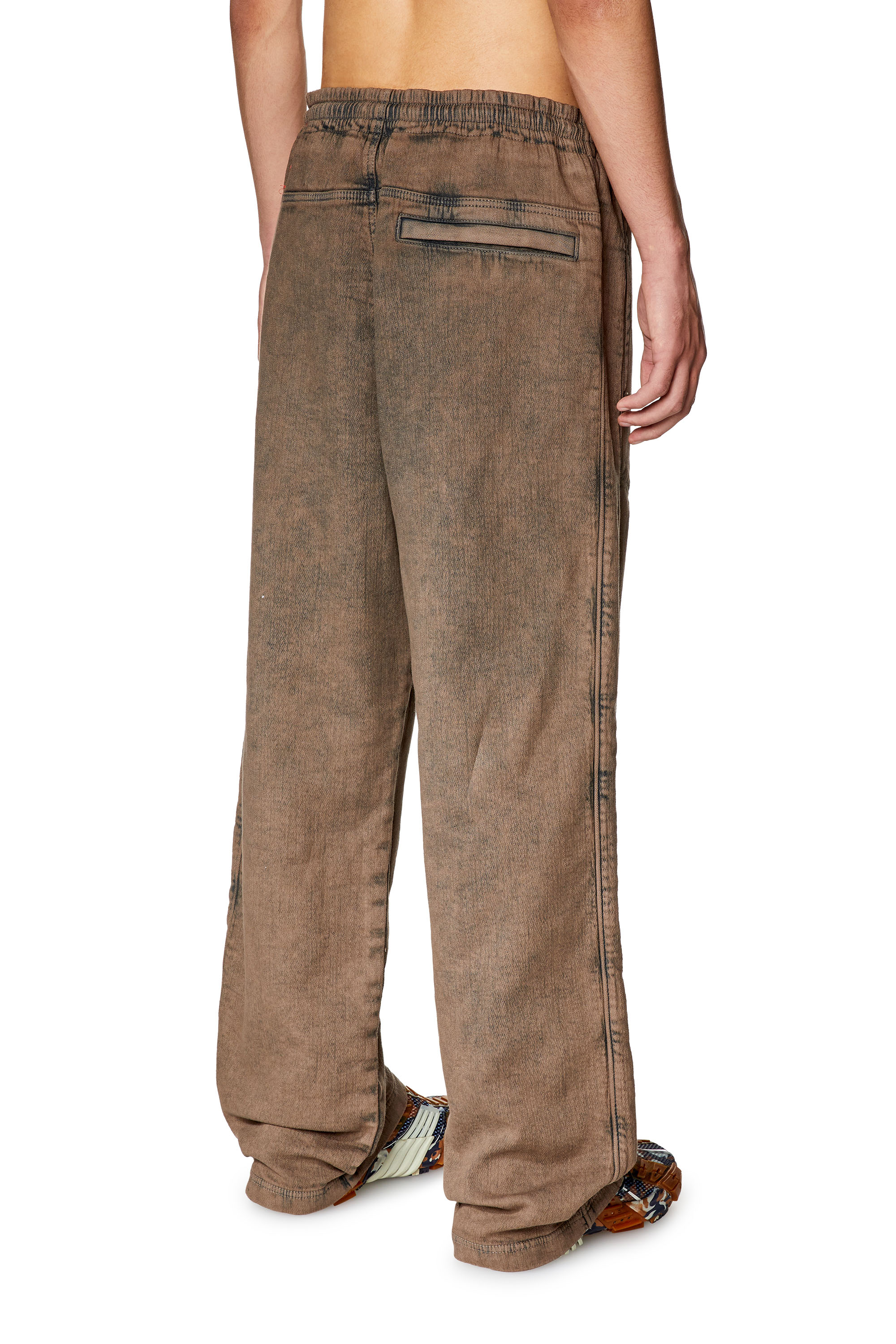 Diesel - Straight D-Martians Track Denim 09H04, Light Brown - Image 2