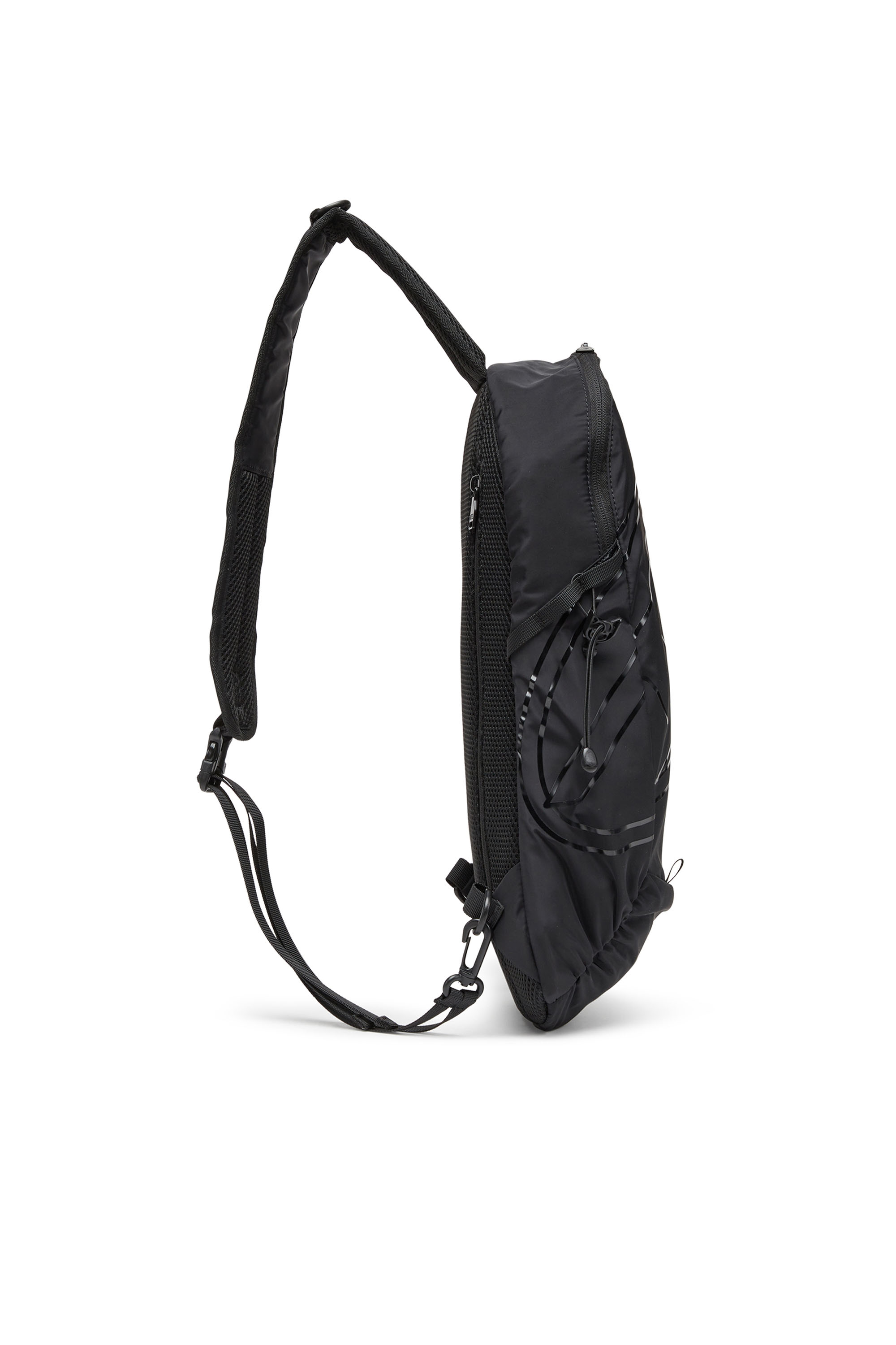 Diesel - DRAPE SLING BAG, Black - Image 3