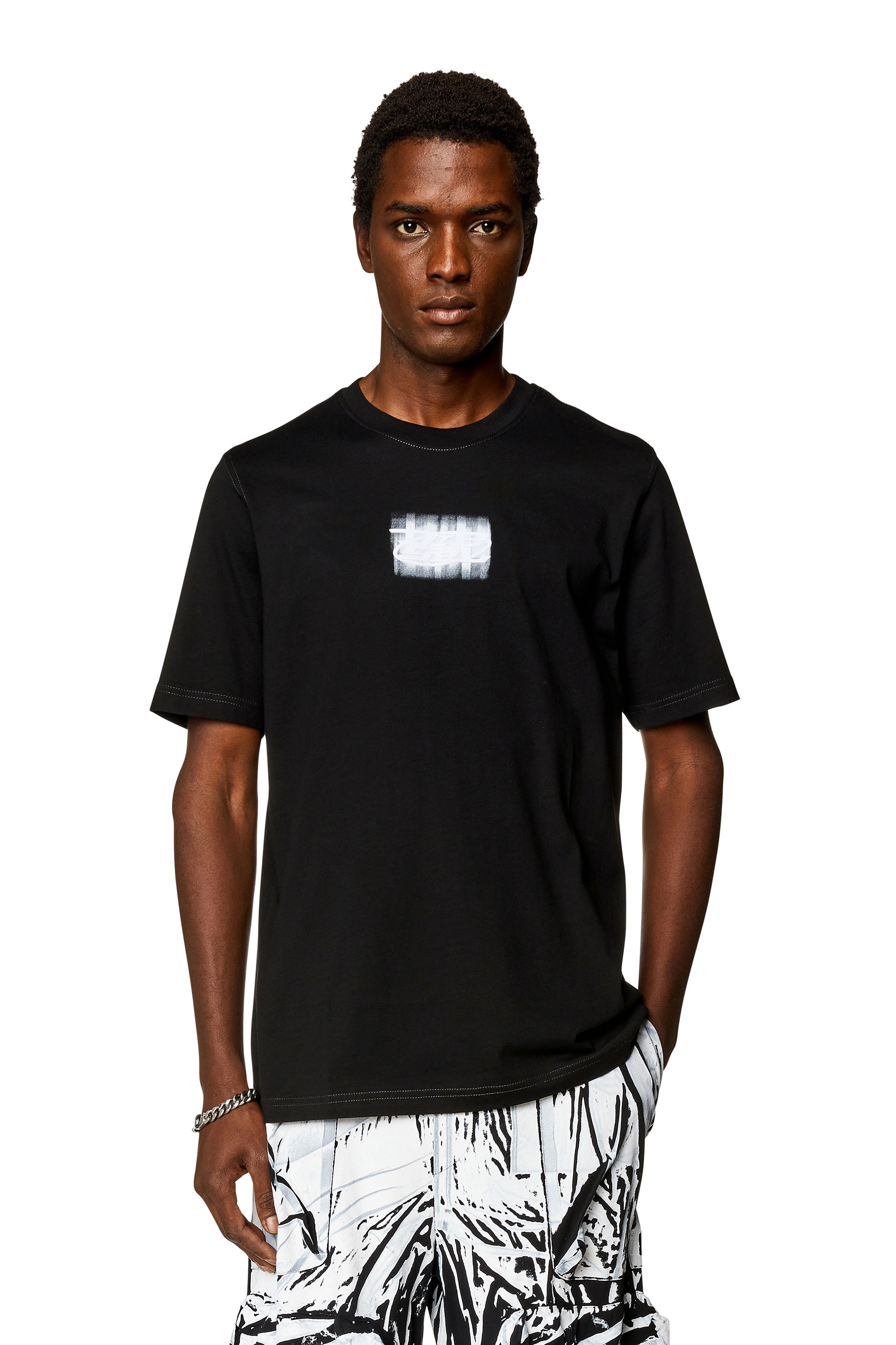 Diesel - T-JUST-N4, Black - Image 1
