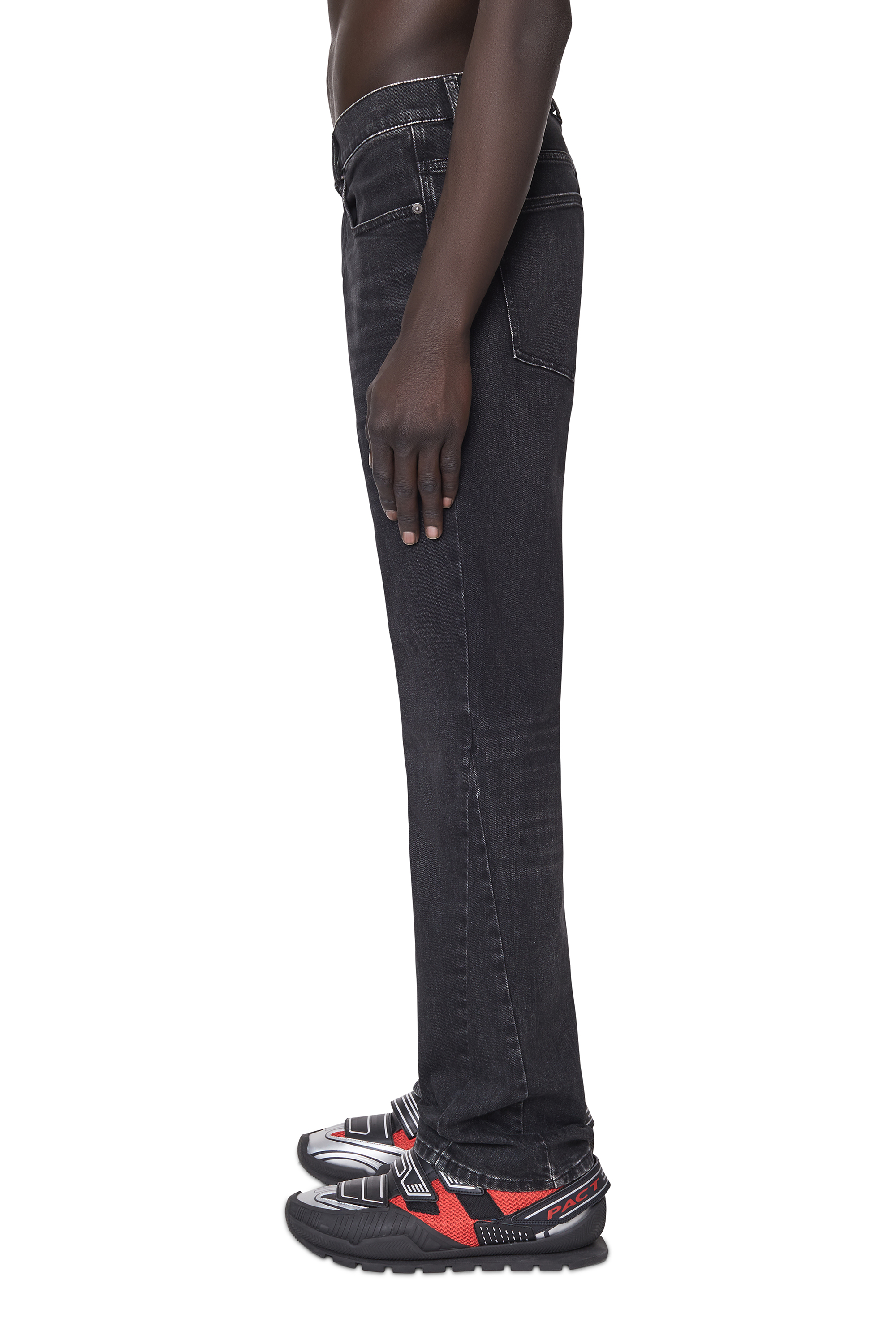 Diesel - Bootcut Jeans 2021 D-Vocs 09B83, Black/Dark grey - Image 4