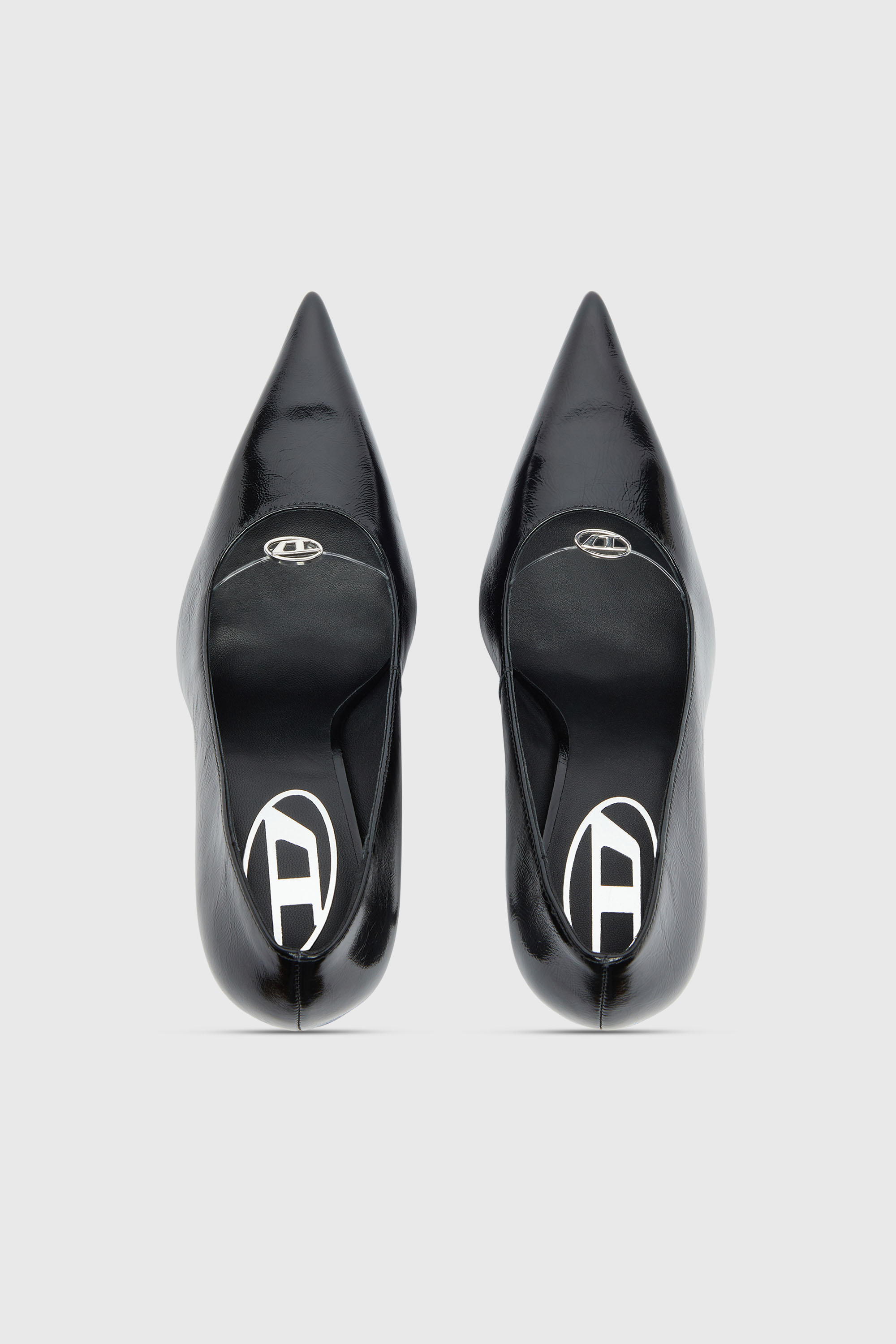 Diesel - D-JEWELS 90 P, Woman's D-Jewels - Pumps in naplak leather in Black - 5