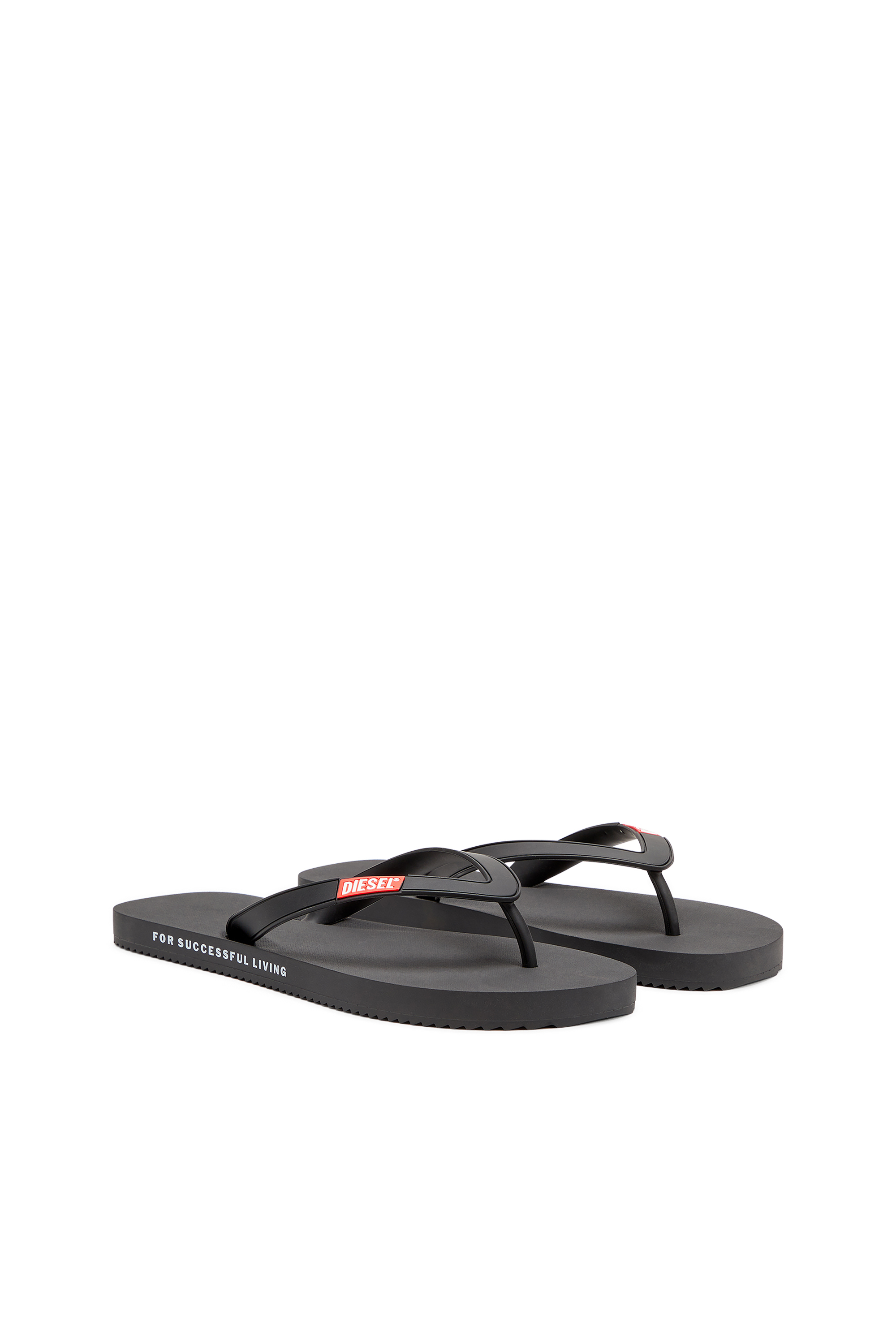 SA-RIO, Black Diesel - SA-RIO, Man's Sa-Rio-Rubber flip-flops in Black - 2