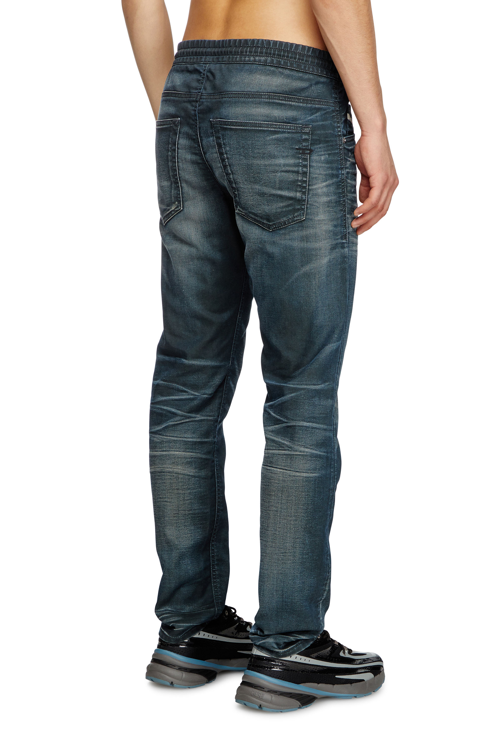 Diesel - Man's Regular 2030 D-Krooley Joggjeans® 068QK, Dark Blue - 3