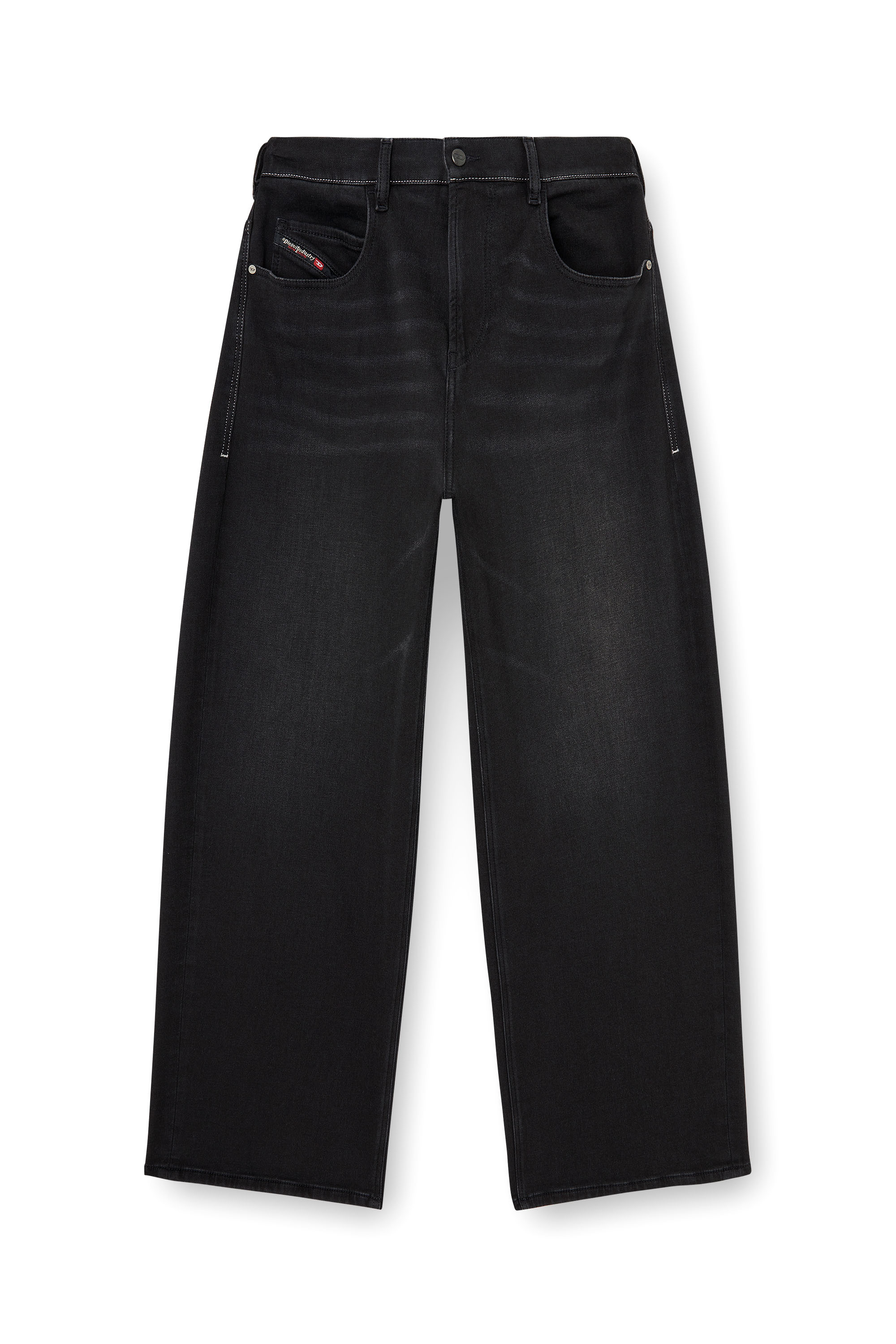 Diesel - Unisex's Relaxed 2097 D-Enim-M Joggjeans&reg; 09P90, Black/Dark grey - 4