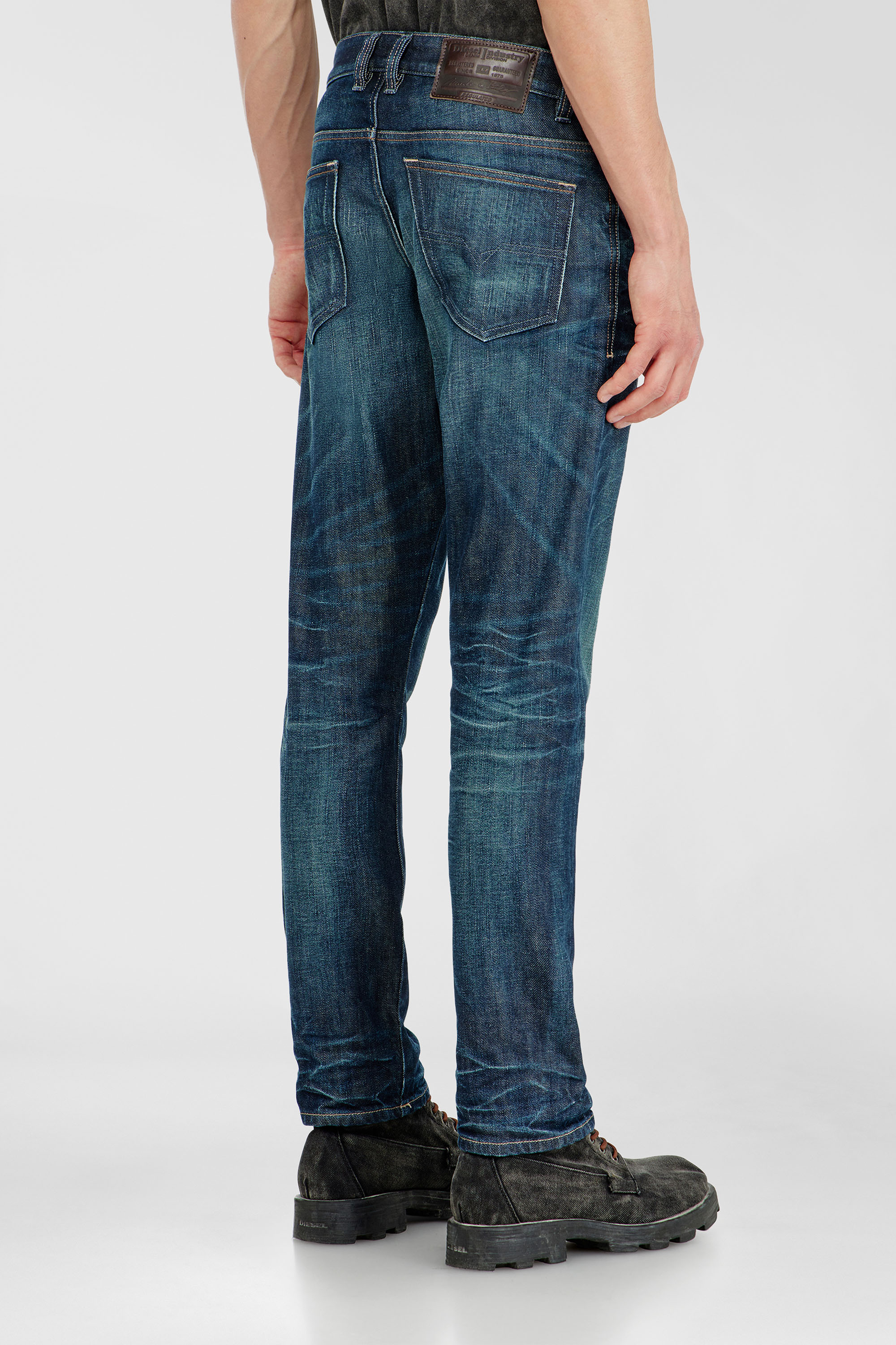 Diesel - Man's Slim Jeans 1993 D-Vyl 09Q04, Dark Blue - 5