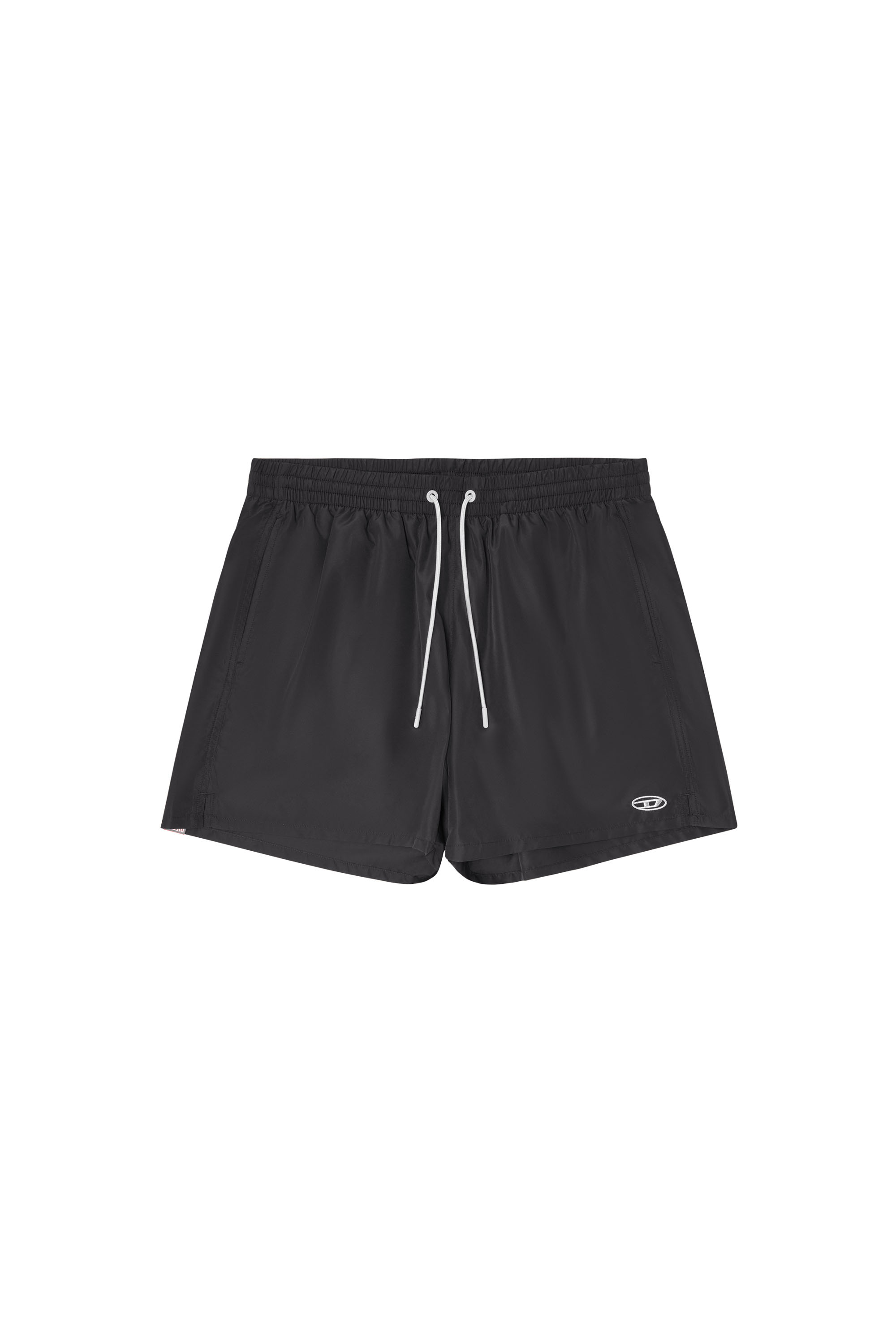 Diesel - GEORGE-41-UTLT, Man's Swim shorts with metallic Oval D logo in Black - 4