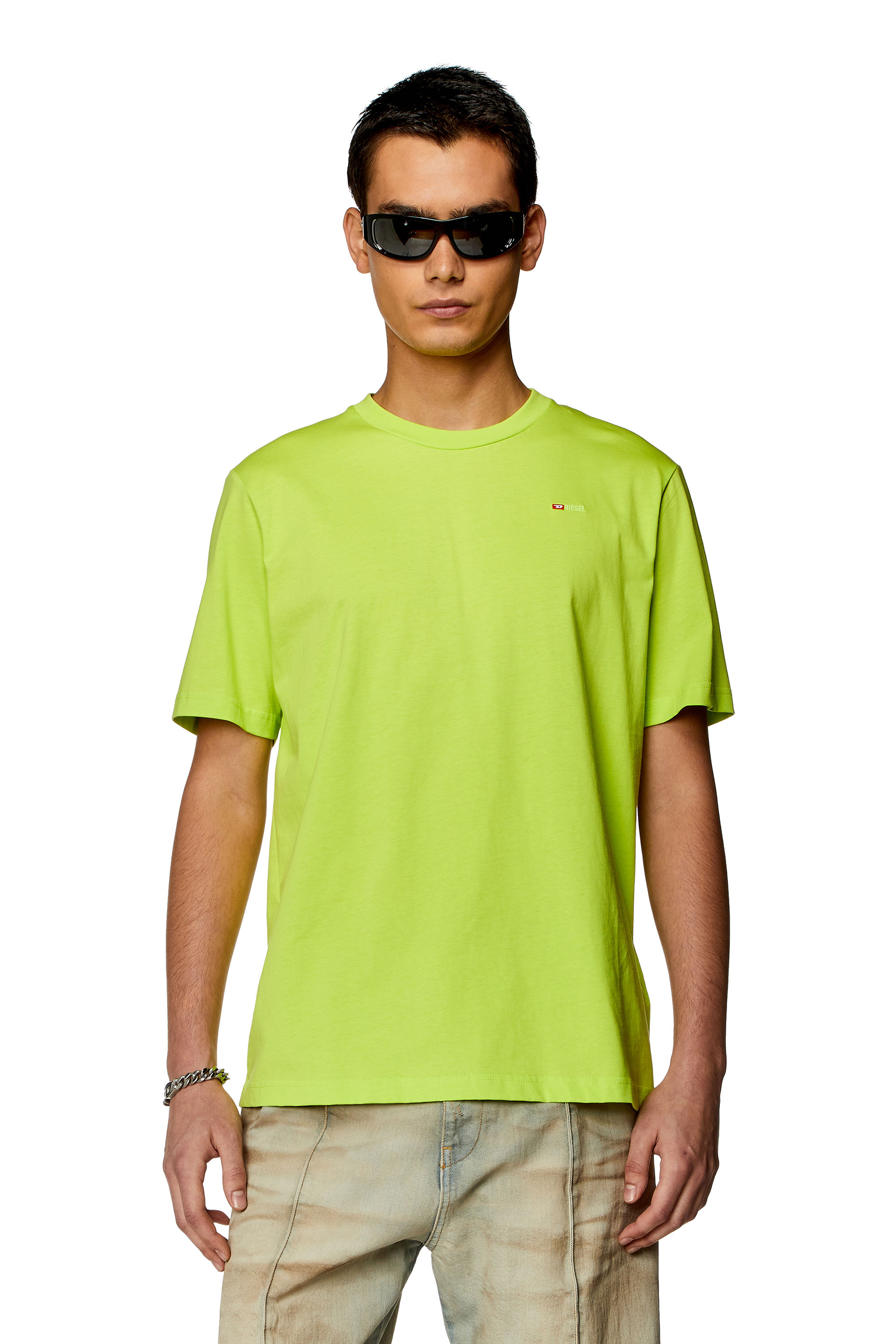 Diesel - T-JUST-MICRODIV, Green Fluo - Image 1