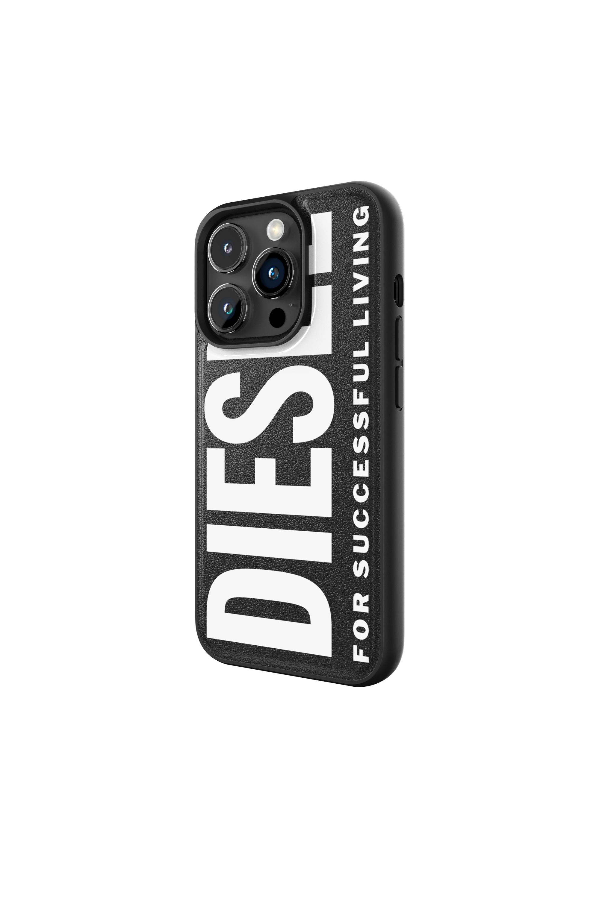 Diesel - 54166 MOULDED CASE, Unisex's Moulded case cover iP15 Pro in Black - 4