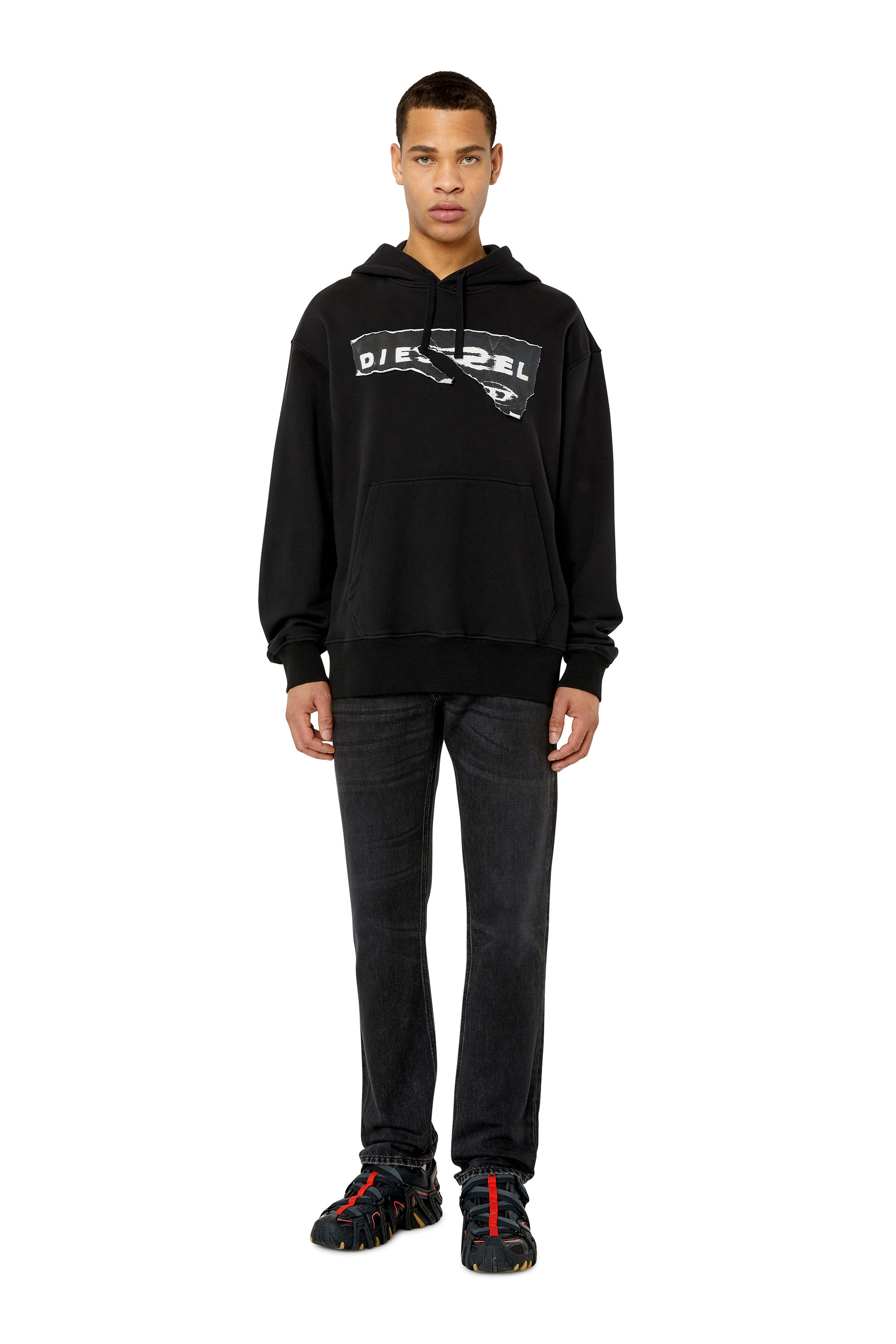 Diesel - Straight Jeans 1995 D-Sark 09B88, Black/Dark grey - Image 4