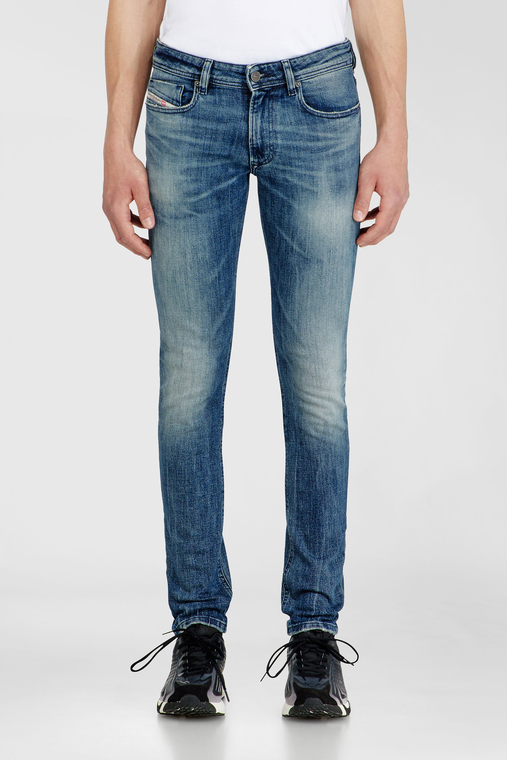Diesel - Man's Skinny Jeans 1979 Sleenker 0KBBE, Medium blue - 1