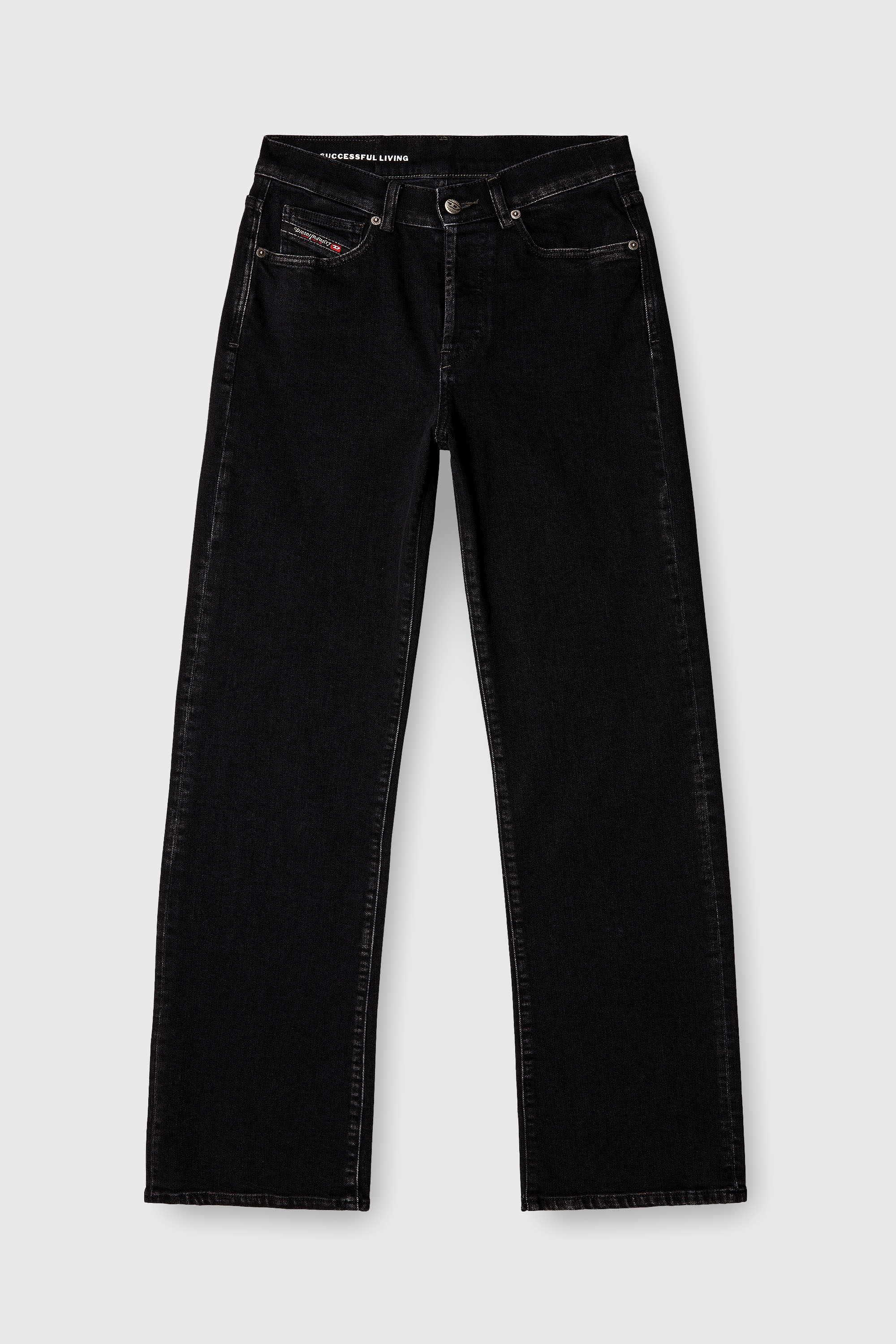 Diesel - Woman's Regular Jeans 1971 D-Sent 09N89, Black/Dark grey - 4