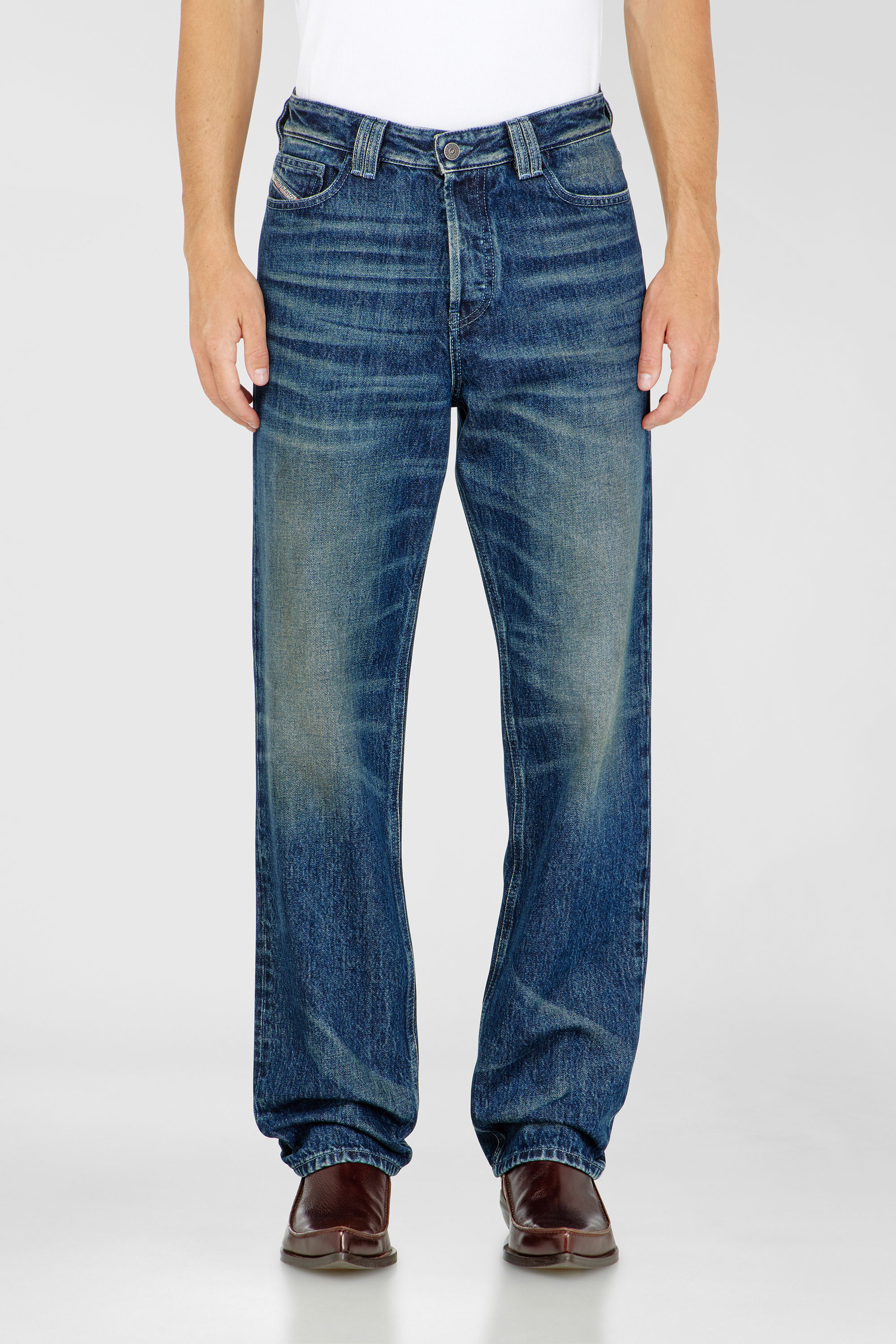 Diesel - Man's Regular Jeans 1991 D-Voeed 007FZ, Dark Blue - 1